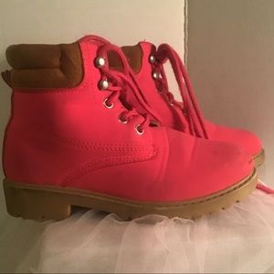 Girls Pink Boots Size 1